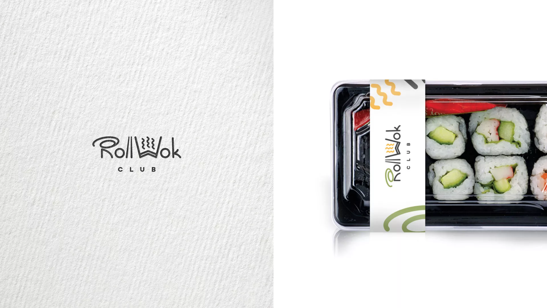 Создание дизайна упаковки суши-бара «Roll Wok Club» в Стерлитамаке