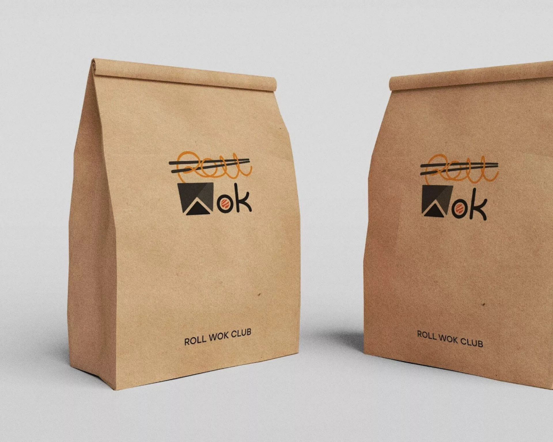 Создание дизайна упаковки суши-бара «Roll Wok Club» в Стерлитамаке